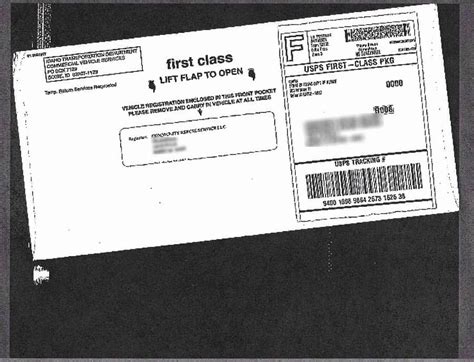 dummy tracking number.